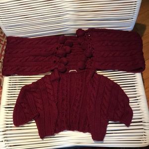 Anya Hindmarch London Sweater Shrug Scarf Cashmere